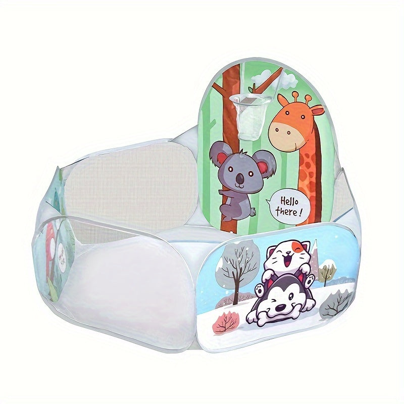 Bolalar uchun o'yin chodiri, katta pop-up to'p havzasi, kichiklar uchun ichki va tashqi foydalanish, 4ft