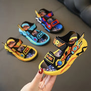 Boys' Summer Sandals Lightweight Durable Rubber Sole Casual Beach Shoes