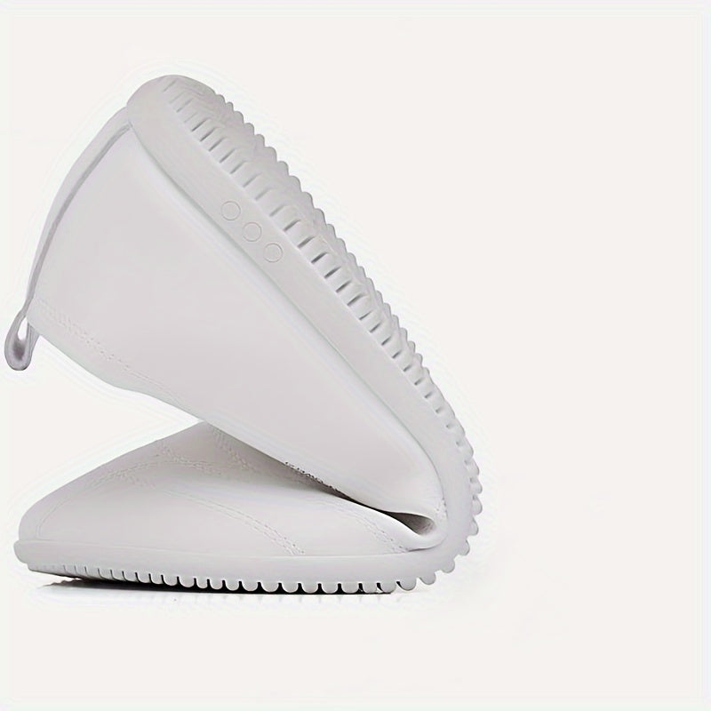 Men's Low Top Slip-On Sneakers with Graphic PU Upper and Rubber Sole