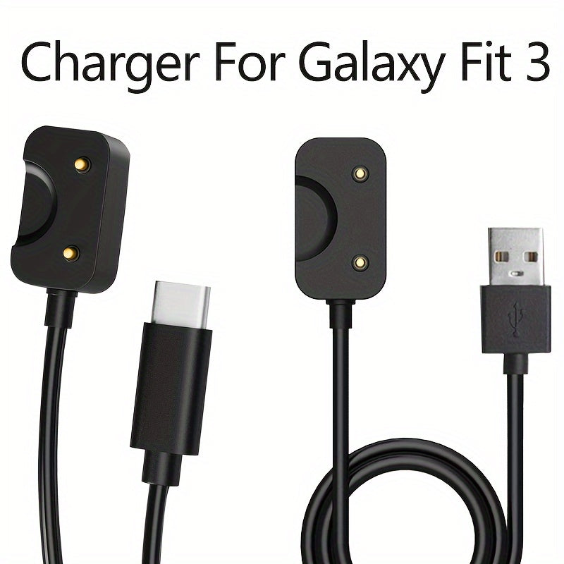 Magnetic USB Type C Charging Cable for Samsung Galaxy Fit 3 Smartwatch with Cat5e Ethernet Adapter