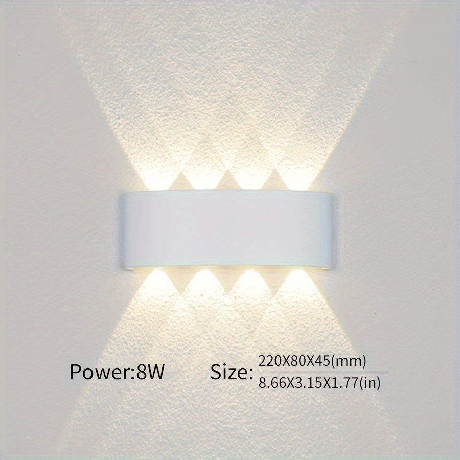 Wall Light with Adjustable Wattage 2W-10W for Indoor and Outdoor Use 85-265V