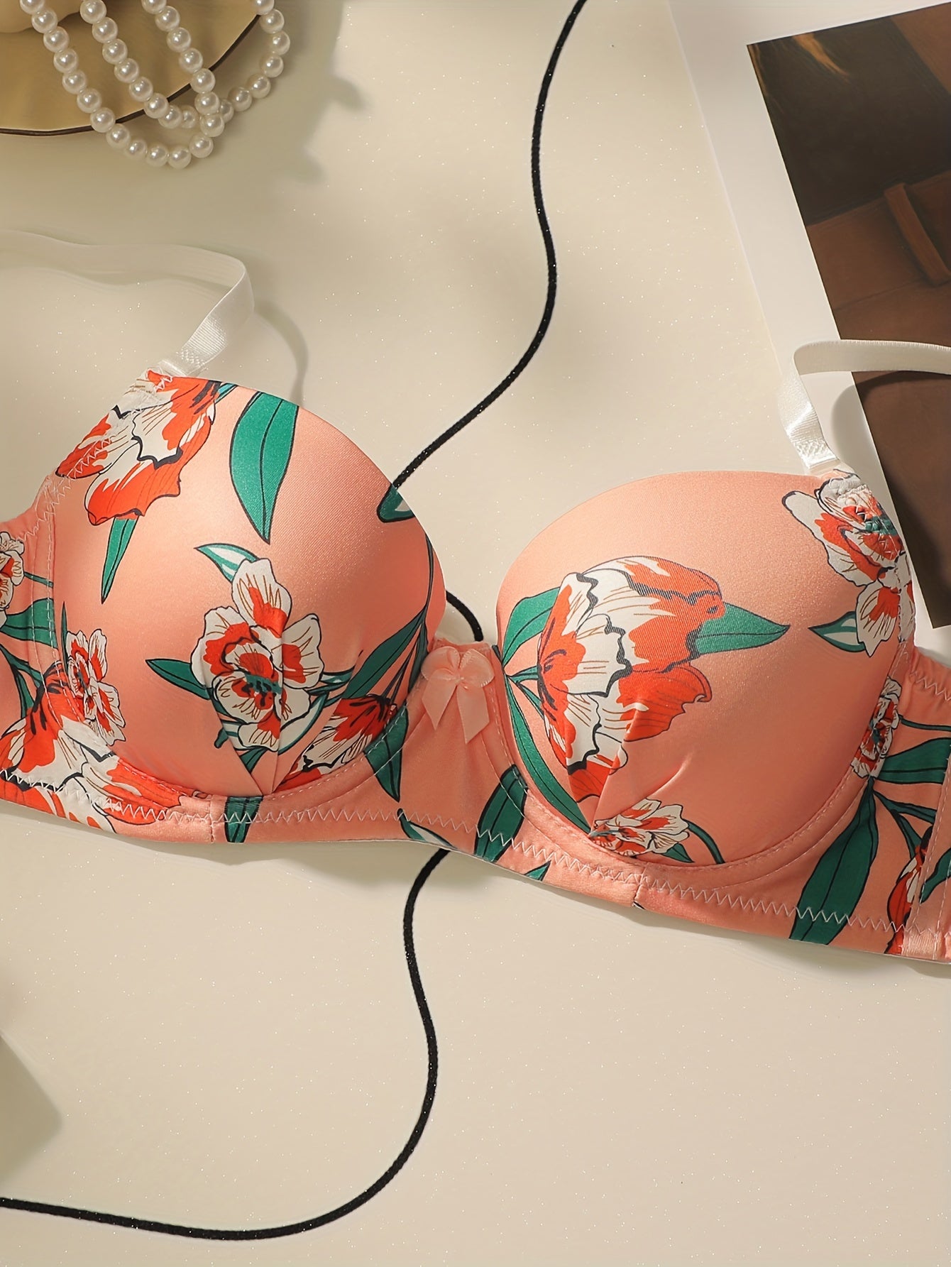 Women's Underwear Set Adjustable Thick and Thin Sensation Small Breast Bra Set