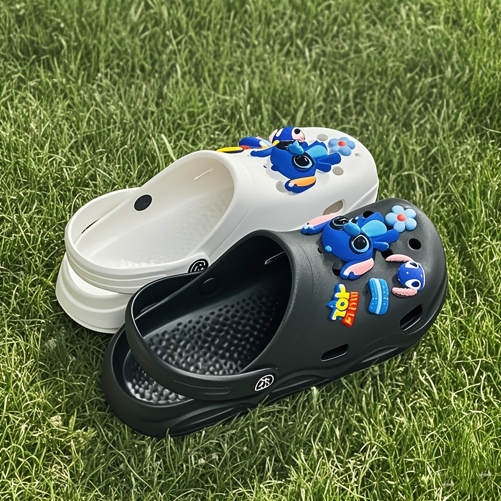 Uniseks EVA klogs yozgi yopiladigan qulay qumli plyaj poyabzali, yopishqoq bo'lmagan qalin tagli, plyaj poyabzali