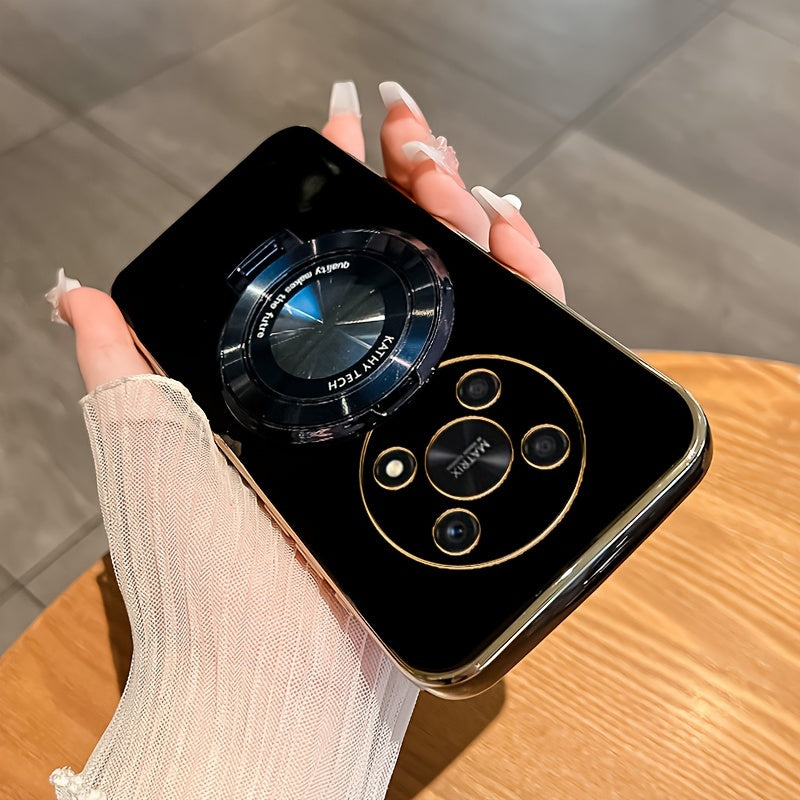 Universal TPU Phone Case for Honor Magic Series Anti-Shock Wireless Charging Stand Magnetic Closure