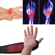 Magnetic Wrist Support Brace with Washable Cloth Wristband for Pain Relief