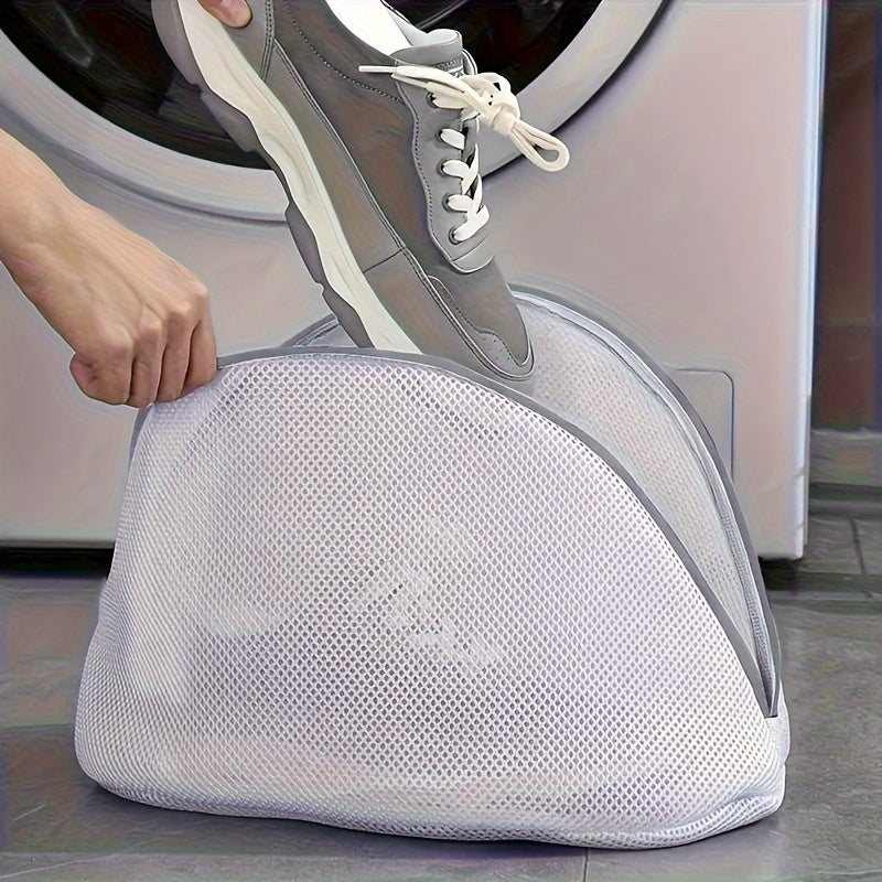 Shoe Wash Bag Polyester Zippered Laundry Organizer for Shoes