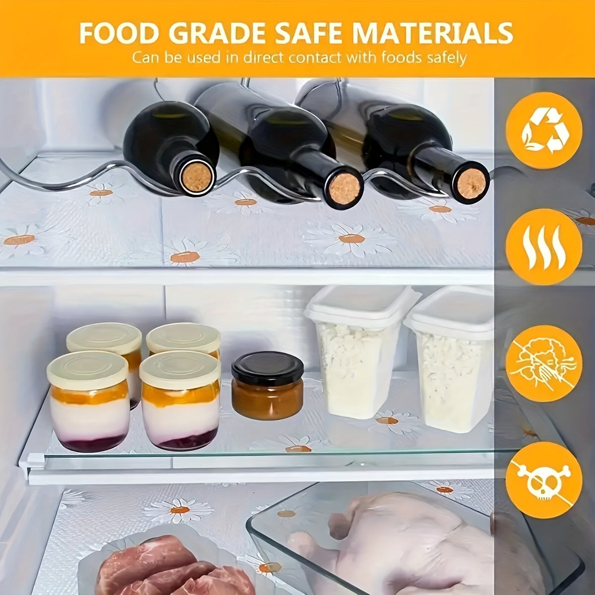 Multi-Purpose Kitchen Mat Water Oil Resistant Easy to Clean Placemat