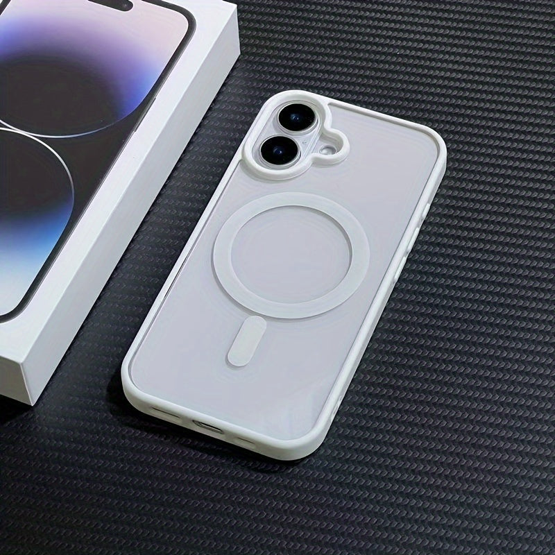 Funda de acrílico para teléfono para iPhone 16 Pro Max 16 Plus 15 Pro 14 Pro 13 Pro Max, cobertura completa, protección anticaídas