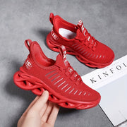 Yigitlar uchun kundalik sport poyabzali, shokni yutuvchi EVA taglik bilan, sirpanmaydigan, pastki qismi mato yuqori qismi