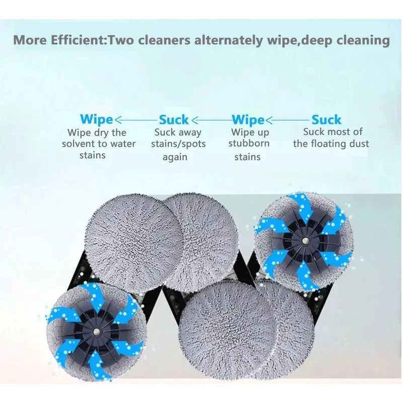 Set of 6 Mop Pro Cloth Accessories for Robot Vacuum Floor Cleaning