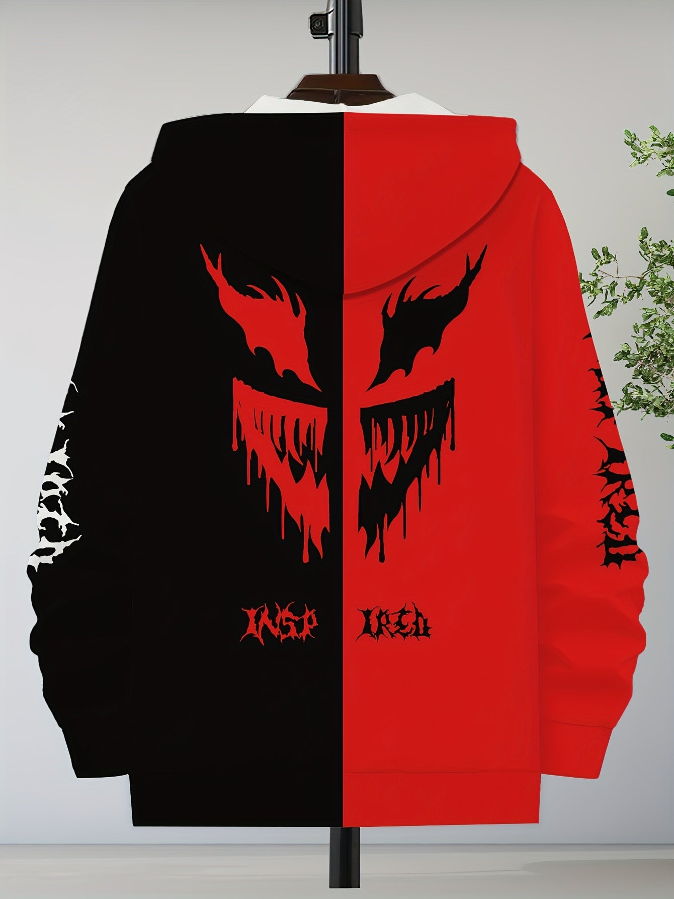 Men's Color Block Zip-Up Hoodie Polyester Casual Spring Fall Outing