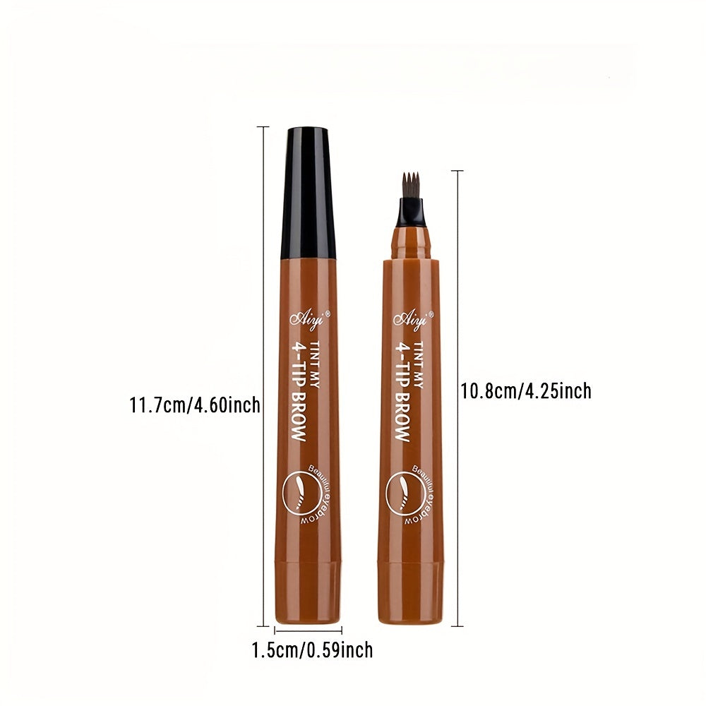Long-Lasting Waterproof Microblading Eyebrow Pen for Natural Defined Brows