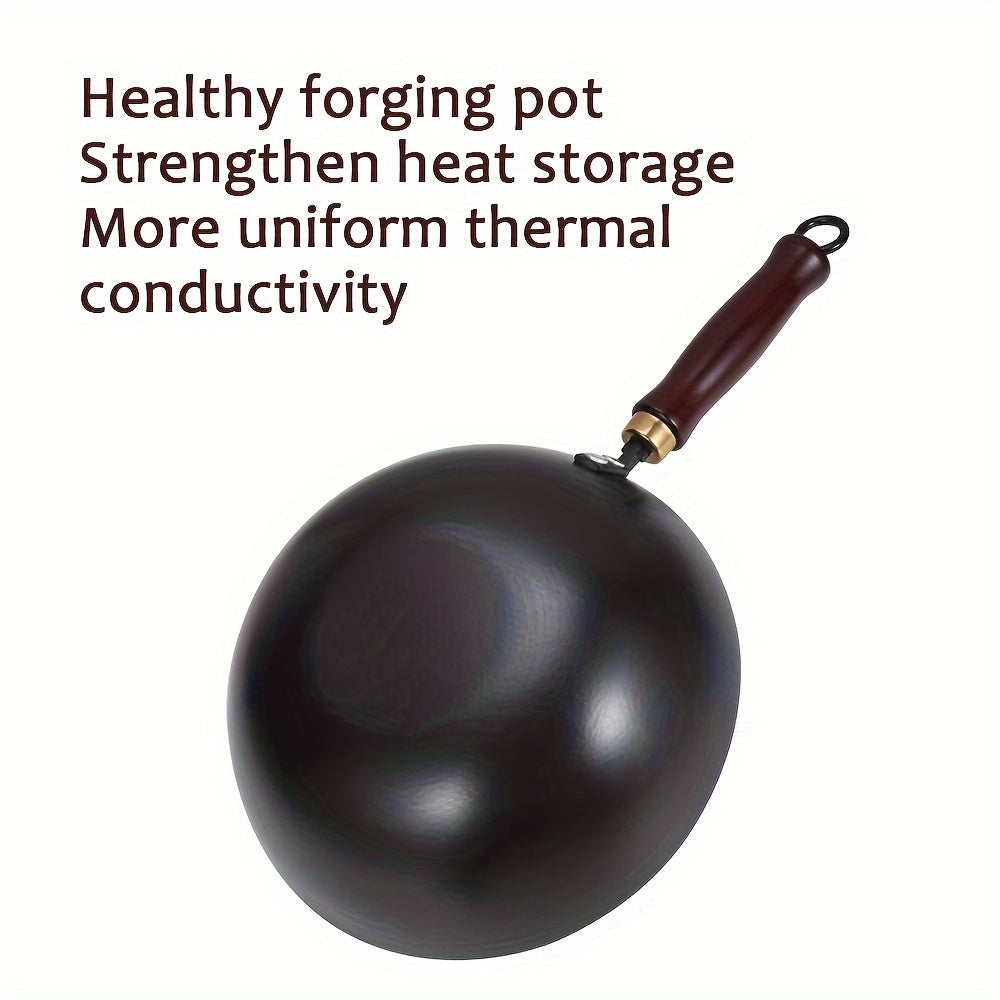 Qattiq temir qovurilgan idish, yopilmagan, tuxum va bifshteksni qovurish uchun, 10 dyuym