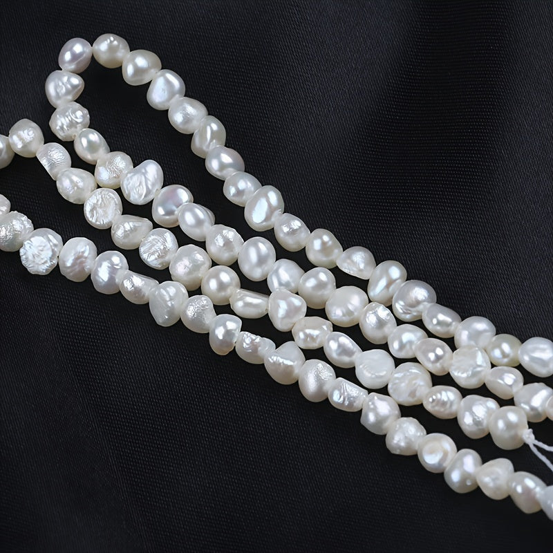 Freshwater Cultured Pearl Beads Strand 18cm 4-5mm Jewelry Making Supplies