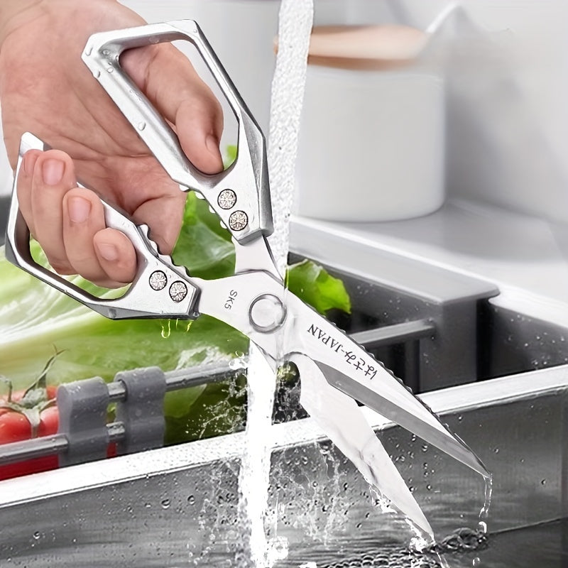 Qora titanli, zanglamaydigan po'latdan yasalgan oshxona qalamlari, ko'p funksiyali, suyaklar va baliqlarni kesish uchun