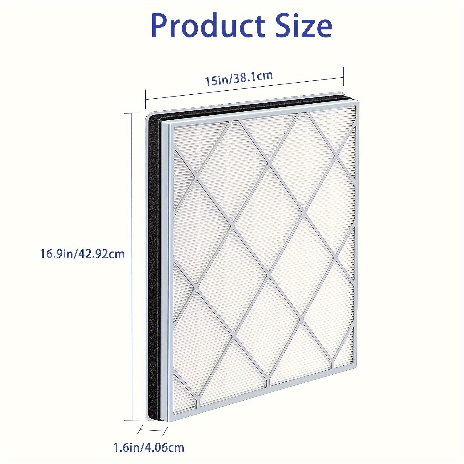 Replacement True HEPA Filter for Air Purifier H13 High Efficiency for HE401 HE402 HE405