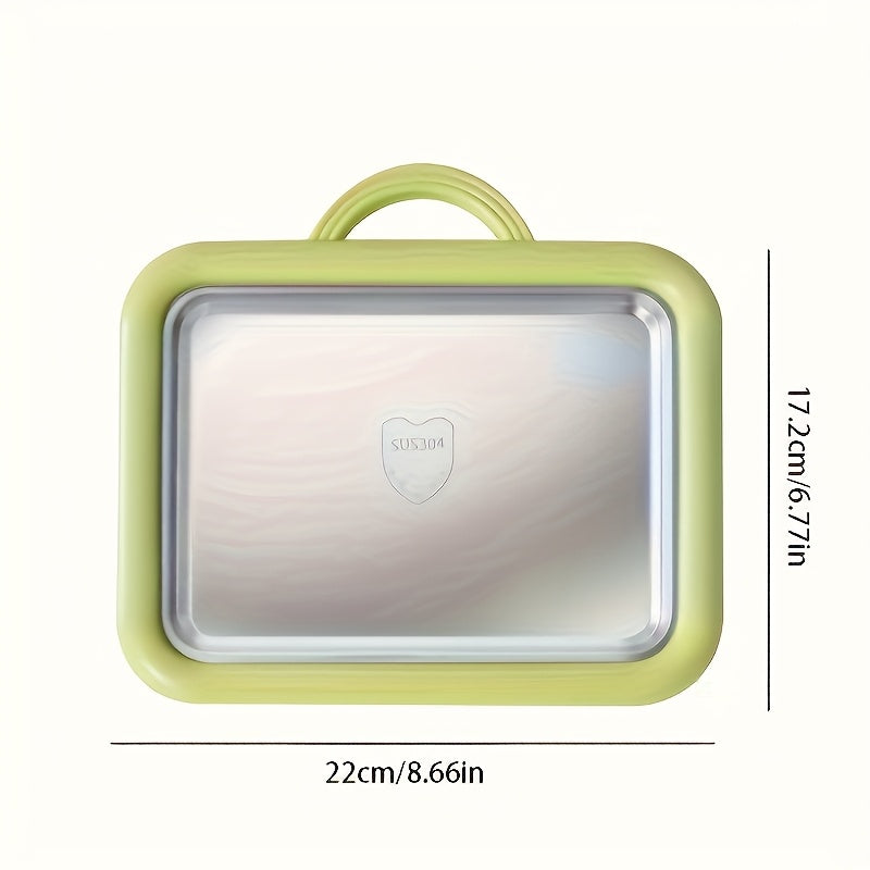 Uy uchun kichik muzqaymoq mashinasi uchun muz plitasiga ega mini qovurilgan yogurt tayyorlagich