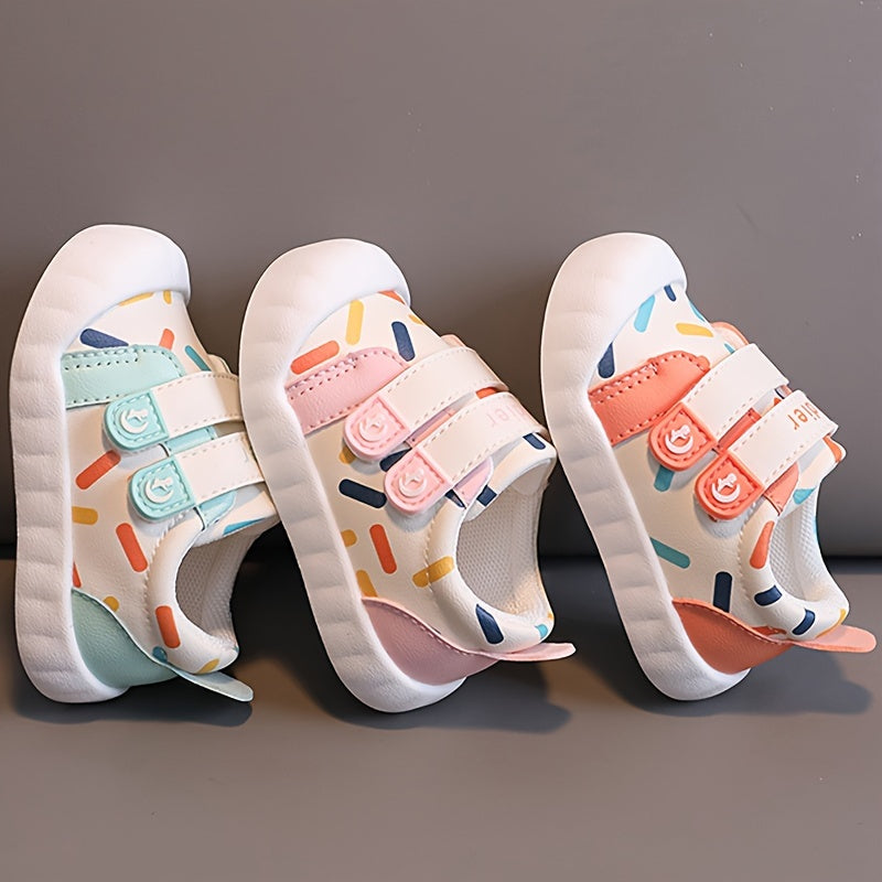 Zapatillas de lona de bebé para niños y niñas, microfibra, cuero sintético, antideslizantes, para interior y exterior, primavera y otoño