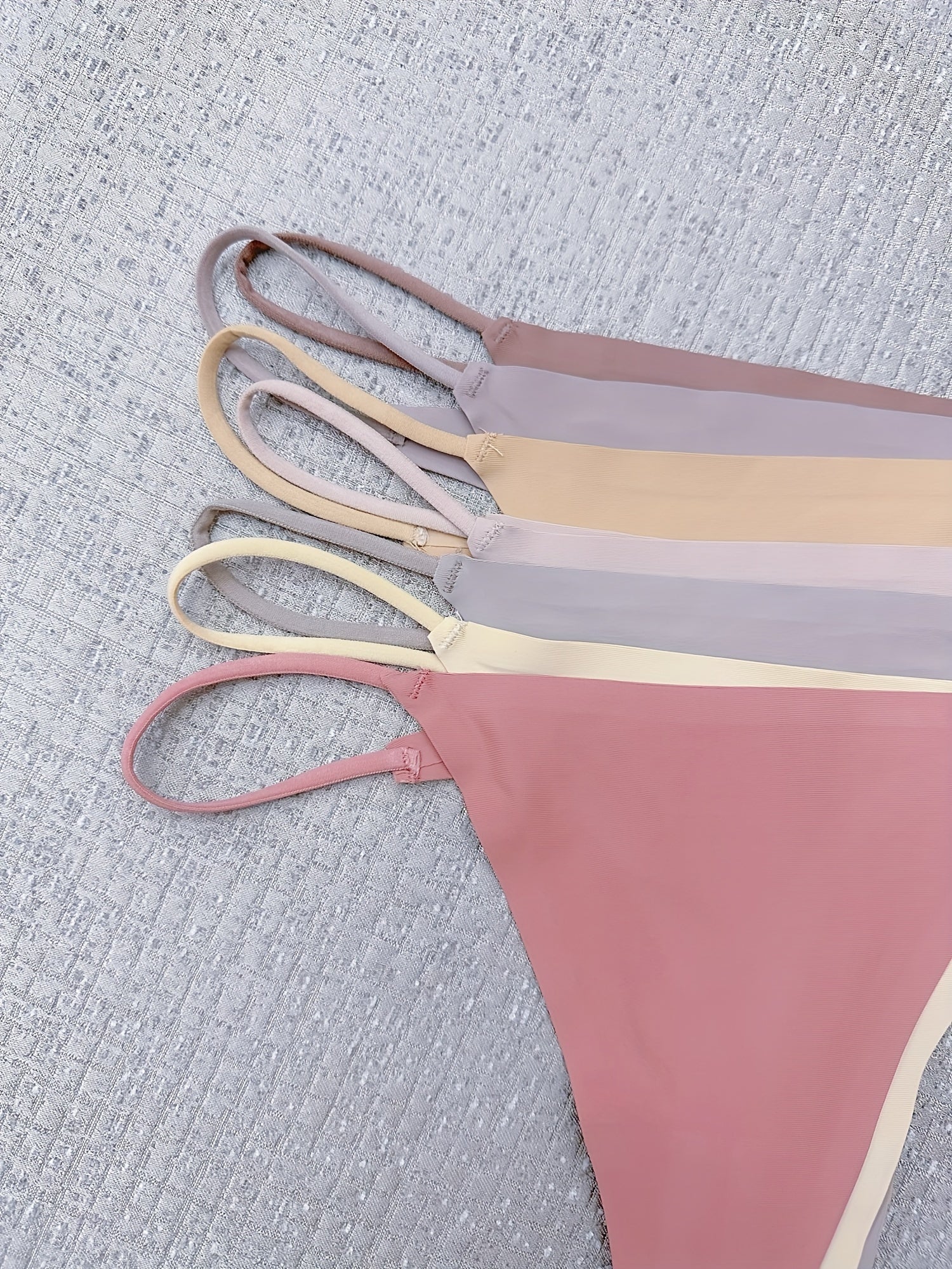 Women's Seamless Thongs in Soft Stretchy Fabric Set of 7