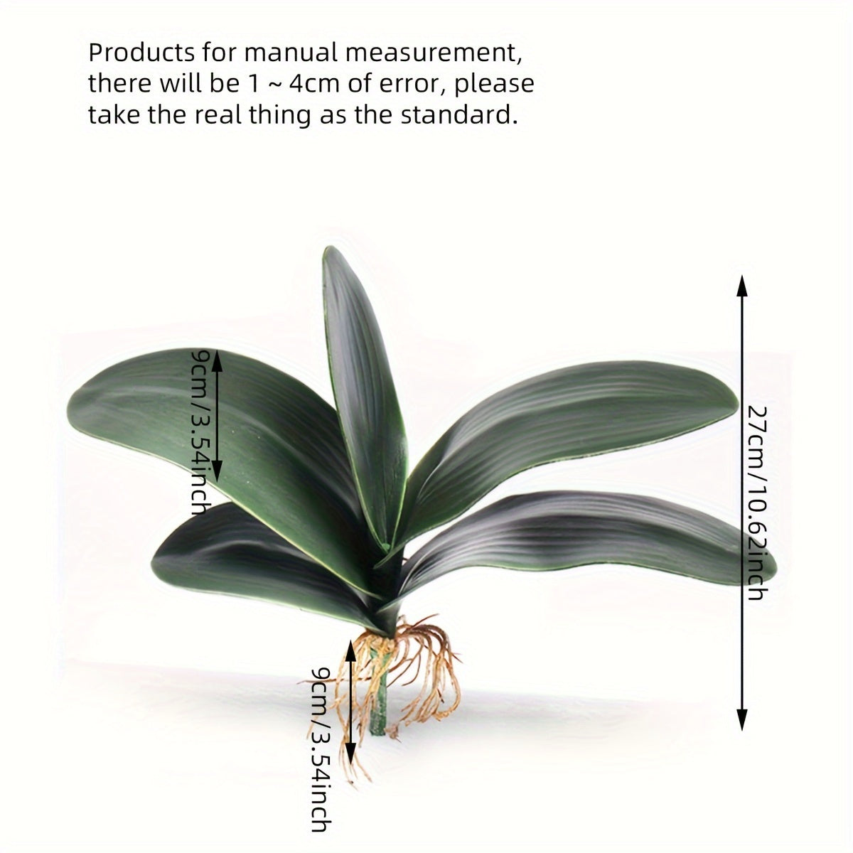 Artificial Orchid Plant with Ribbon Accent in White Pot Lifelike Greenery for Home Office Decor