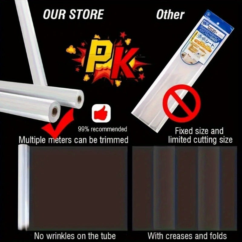 Electrostatic Wall Protective Film Waterproof Oil-Proof Plastic Sticker for Kitchen