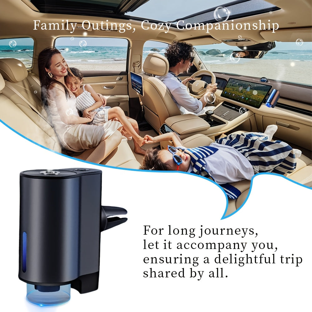 Smart USB Car Aroma Diffuser Essential Oil Humidifier 3-Speed Rechargeable Battery