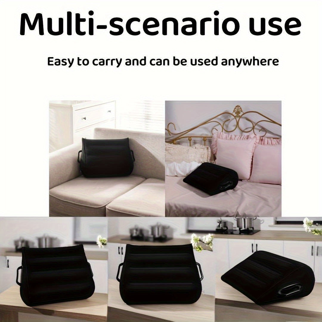 Soporte inflable para embarazo, almohada para la espalda, piernas, abdomen y viajes