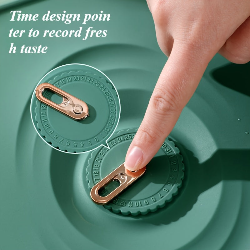 Caja de almacenamiento para dumplings, 3/4 capas, recipiente sellado para congelador, gran capacidad