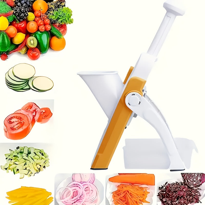 Vegetable Slicer for Kitchen, Handheld Food Chopper, Easy to Use
