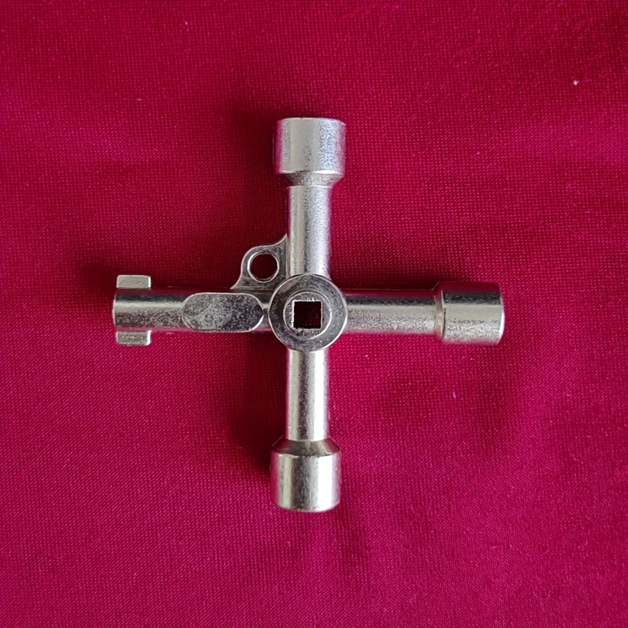 Ko‘p funksiyali Zink alloydan tayyorlangan X-kalit, suv o'tkazmaydigan uchburchak kalit, kran uchun