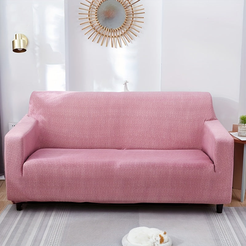 Эластичный чехол для дивана с текстурой на все четыре сезона.