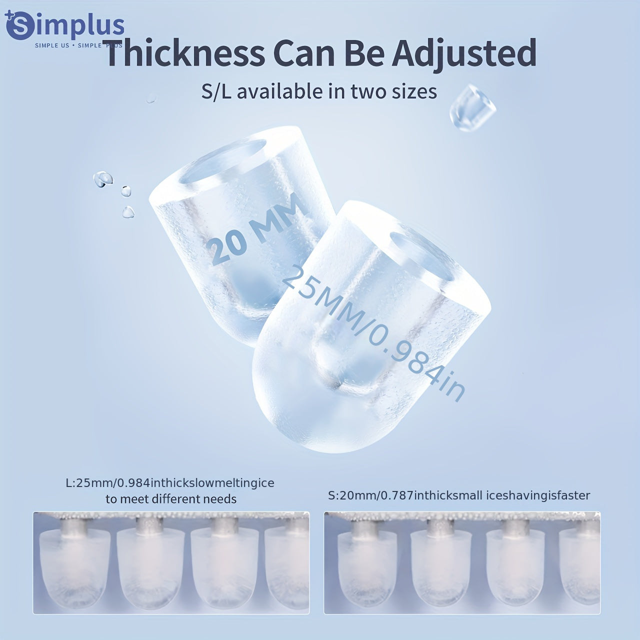 Mini Ice Maker 1.2L Compact Automatic Fast Ice Machine for Home Use