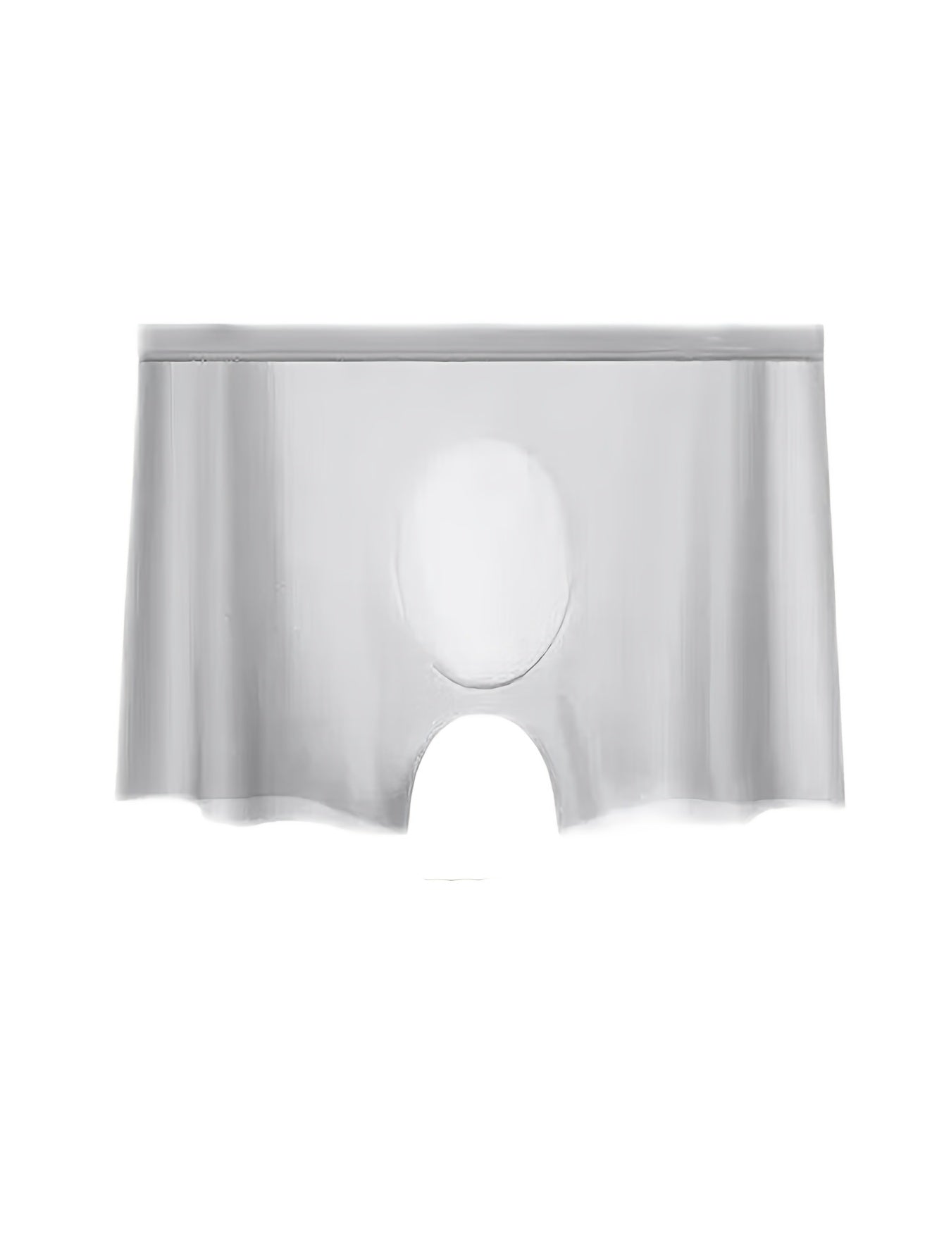 Men's 4-Pack Seamless Boxer Briefs Breathable Nylon Spandex Knit Shortie Underwear