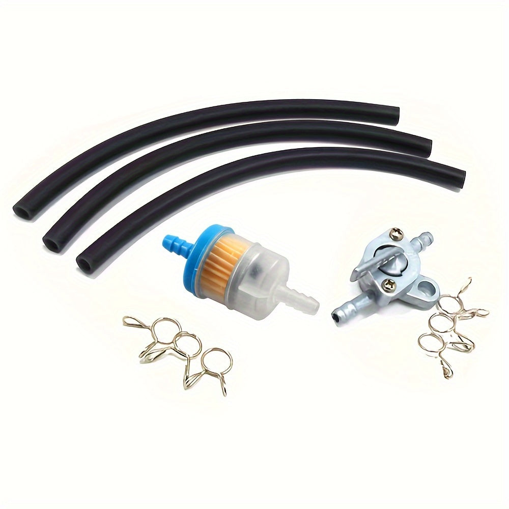 Motorcycle Dirt Bike ATV Fuel Tank Petcock Valve On/Off Switch Gasoline Line