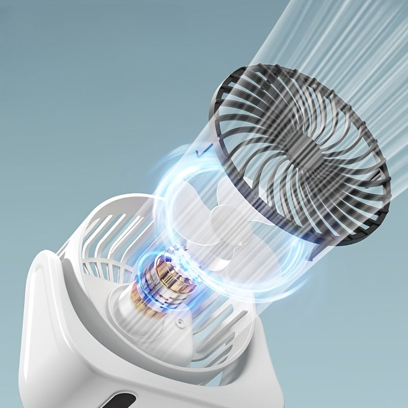 USB Portable Fan with 1 Speed Detachable Washable Quiet Desk Office Fan