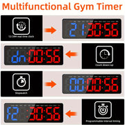 Large Digital Kitchen Timer 41.91cm with Loud Alarm USB Powered for Cooking and Time Management