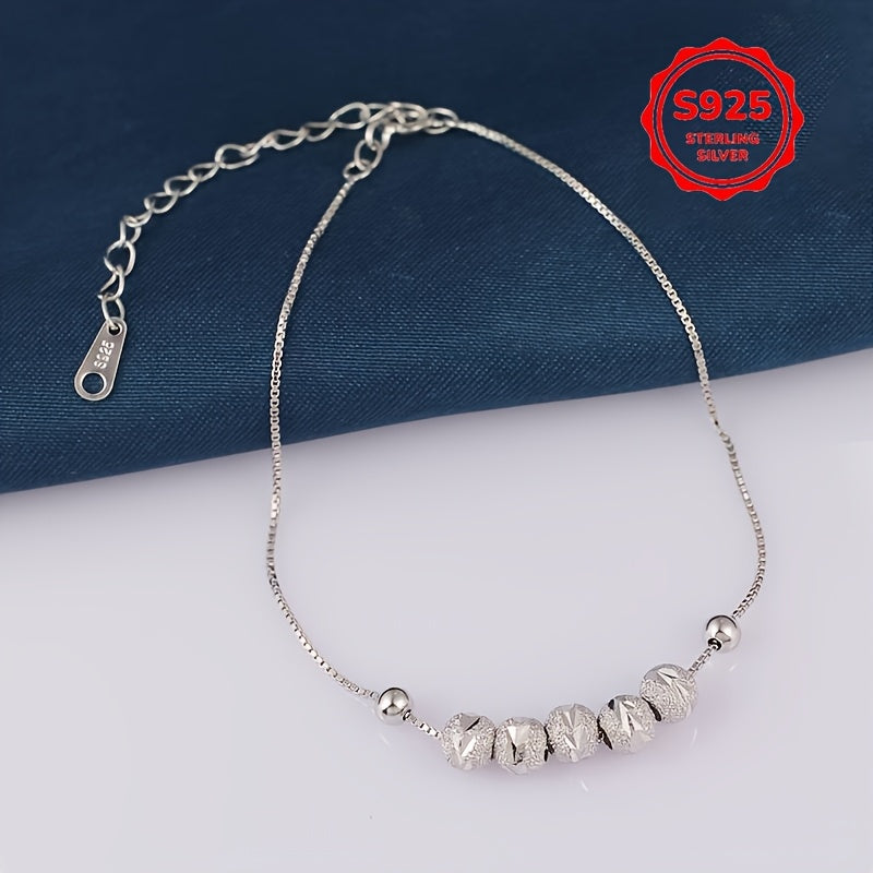 Niche dizaynidagi yuqori sifatli zargarlik sovg'alari uchun oddiy bilaguzuk, 1.5g S925 sterling kumushdan tayyorlangan