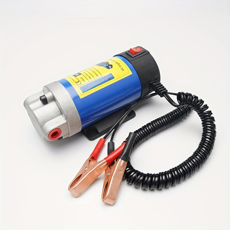 Портативный 12В насос для извлечения масла для перекачки сырого топлива автомобиля