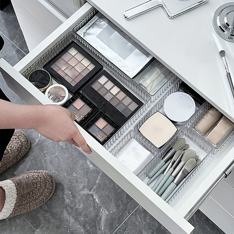 Acrylic Cosmetic Organizer with Drawer for Makeup and Skincare Storage
