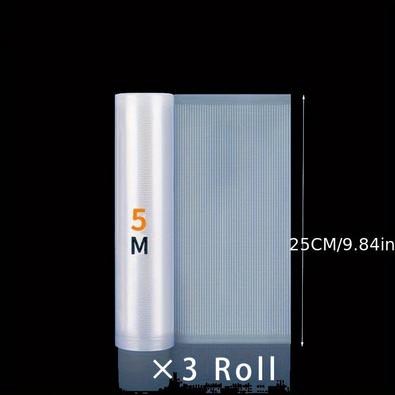 Food-Grade Vacuum Seal Bags, Microwave Safe, Reusable Storage for Kitchen