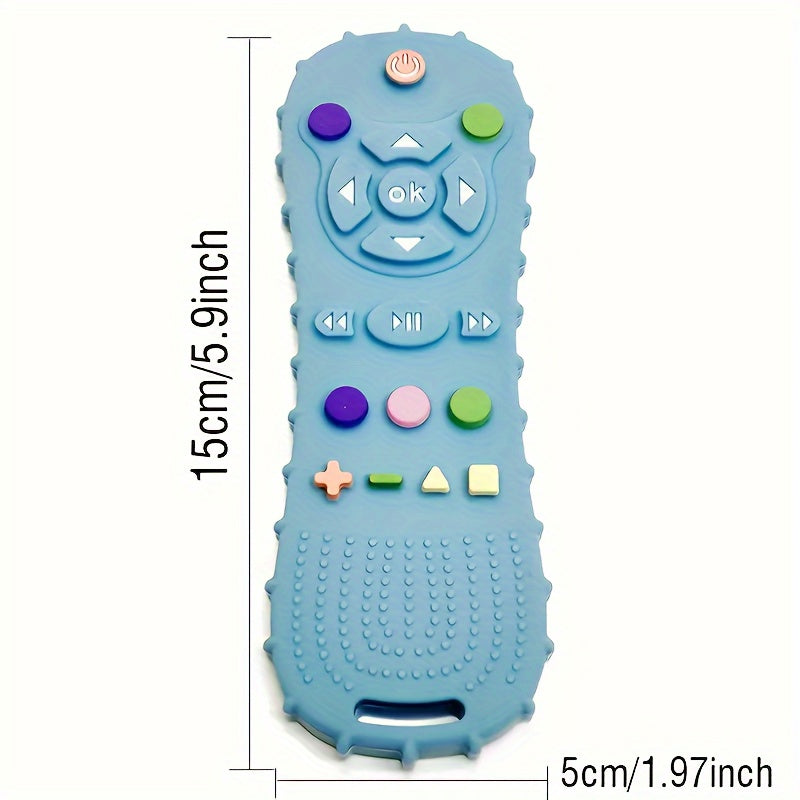 Baby Teething Toy Silicone Simulation Remote Control Handle for Babies