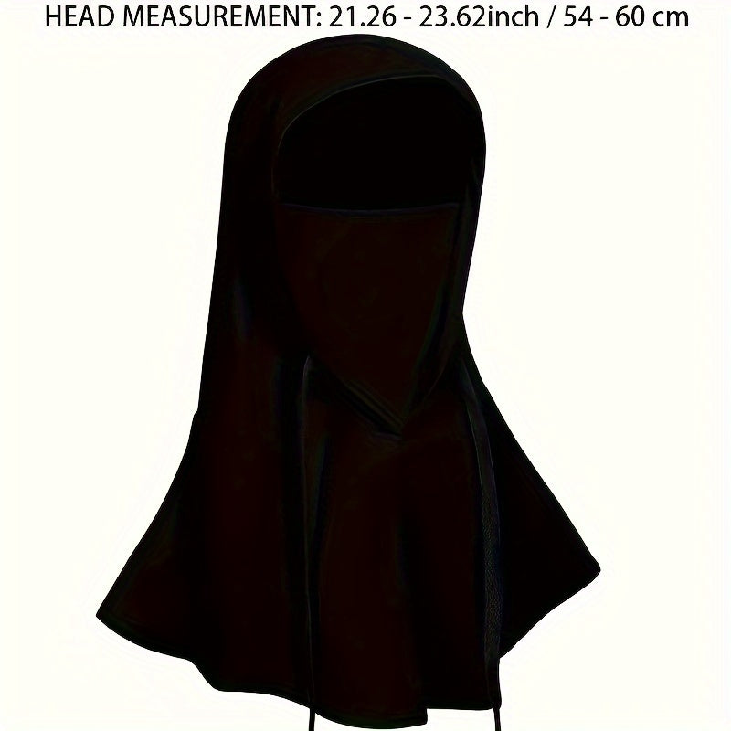 Ice Silk Face Mask Sun Protection Breathable Neck Gaiter for Fishing Surfing Swimming