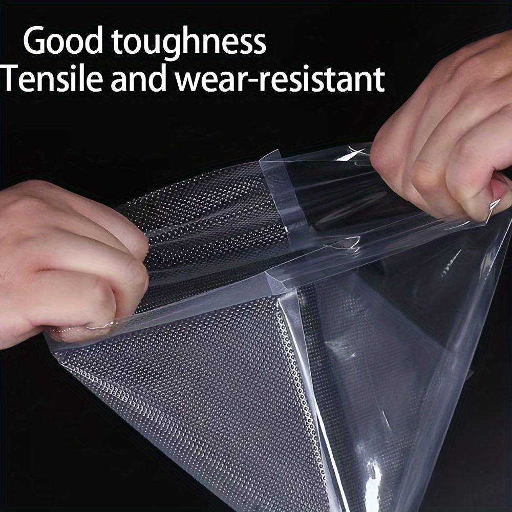 50 ta oziq-ovqat uchun vakuum yopishqoq sumkalar to'plami, oziq-ovqat saqlash va saqlash uchun