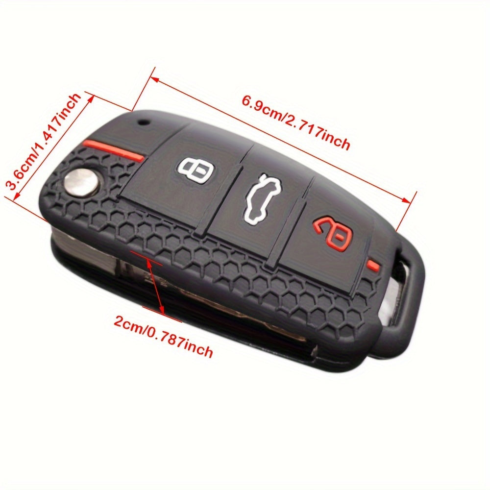 Silicone Car Key Fob Cover Universal for Most Vehicles Durable Accessory
