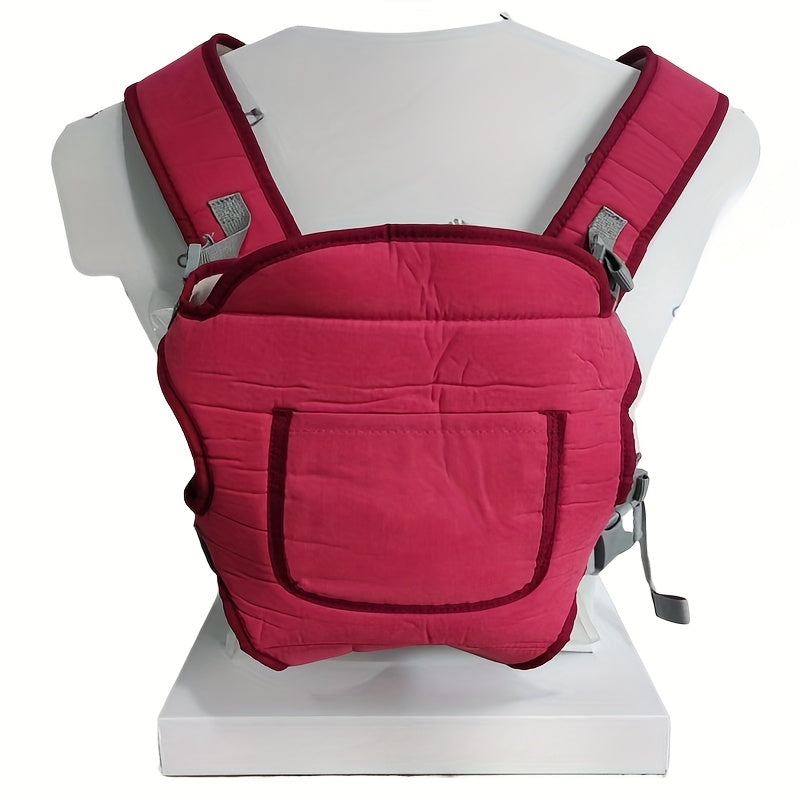 Infant and Toddler Baby Carrier with Front and Back Carry Polyester Adjustable Buckle Multiple Colors