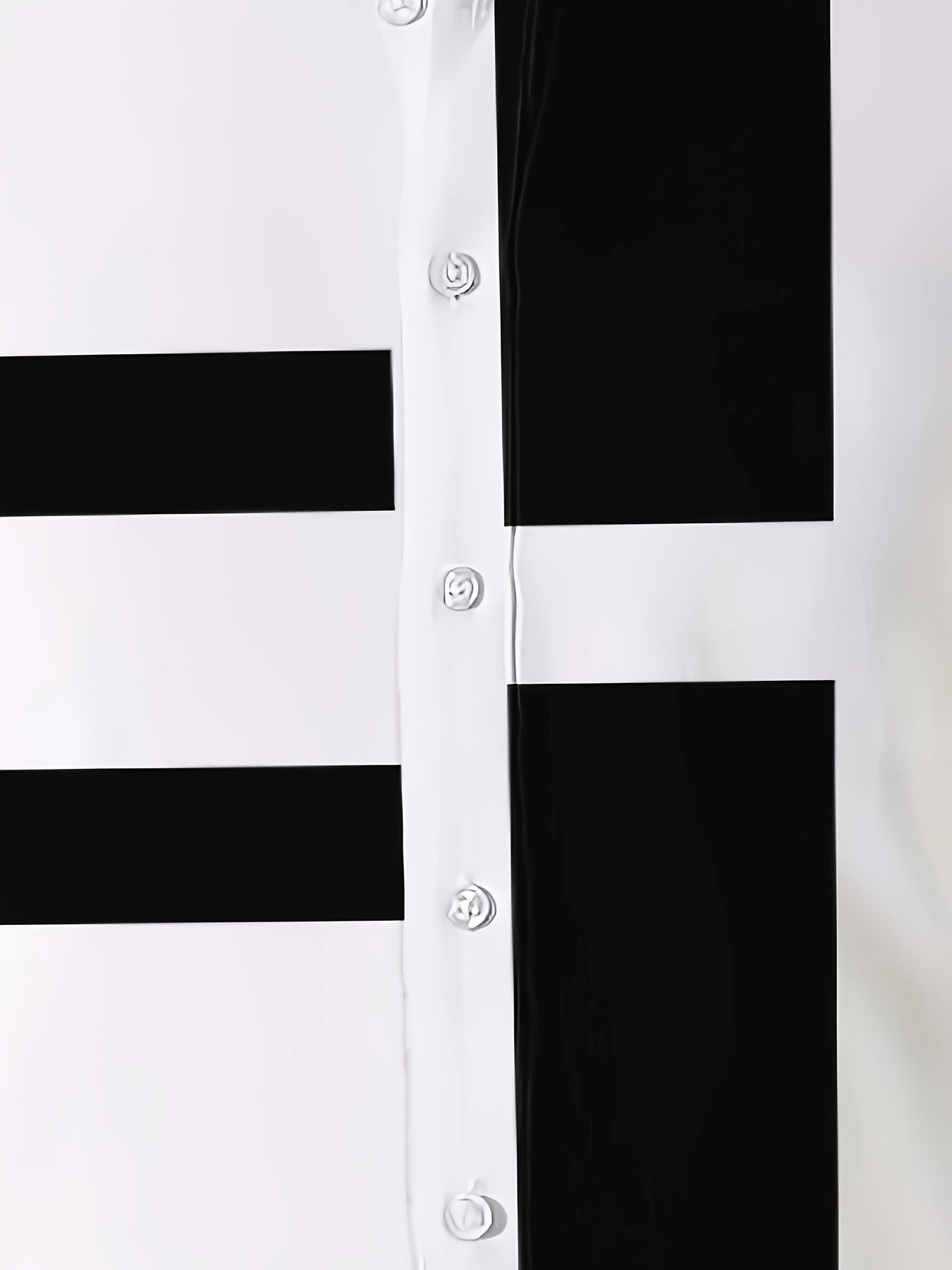 Men's Casual Golf Shirt Long Sleeve Black White 3D Print Polyester Woven Regular Fit Lapel Collar Spring Fall Plus Size