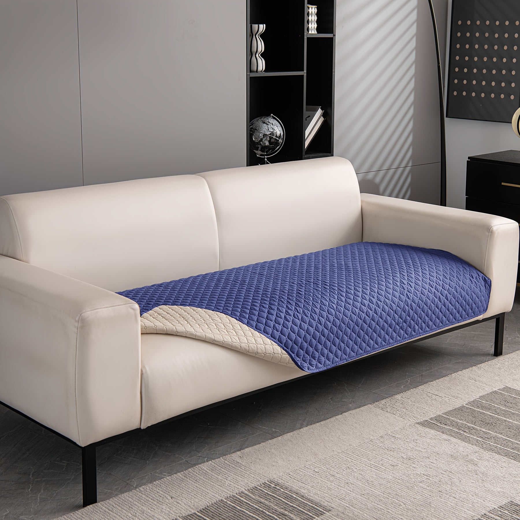 Pet Sofa Cover Four Seasons Machine Washable Fits 1-4 People Polyester