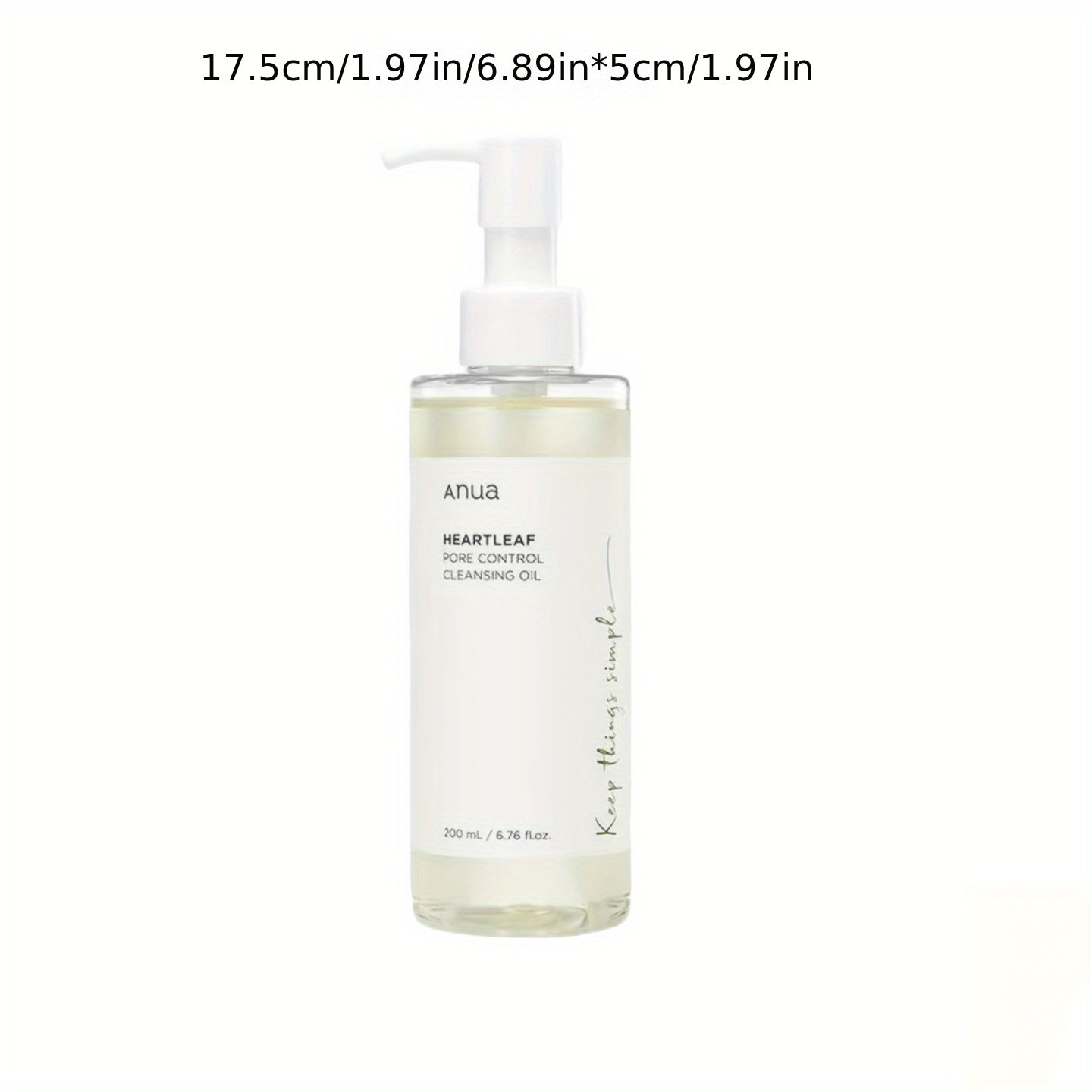 200ml Pore Control Cleansing Oil for All Skin Types Facial Cleanser with Salicylic Acid