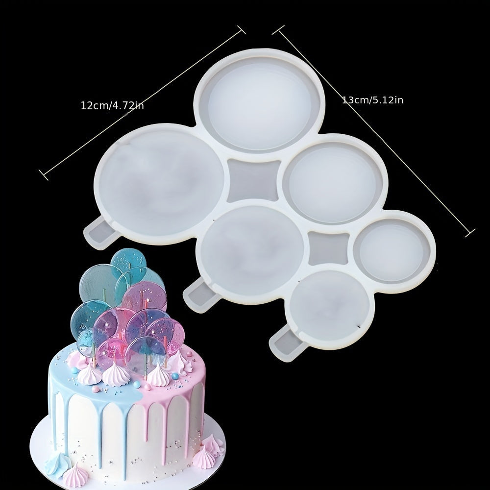 3D Silicone Lollipop Mold for Cake Decorating and Candy Making