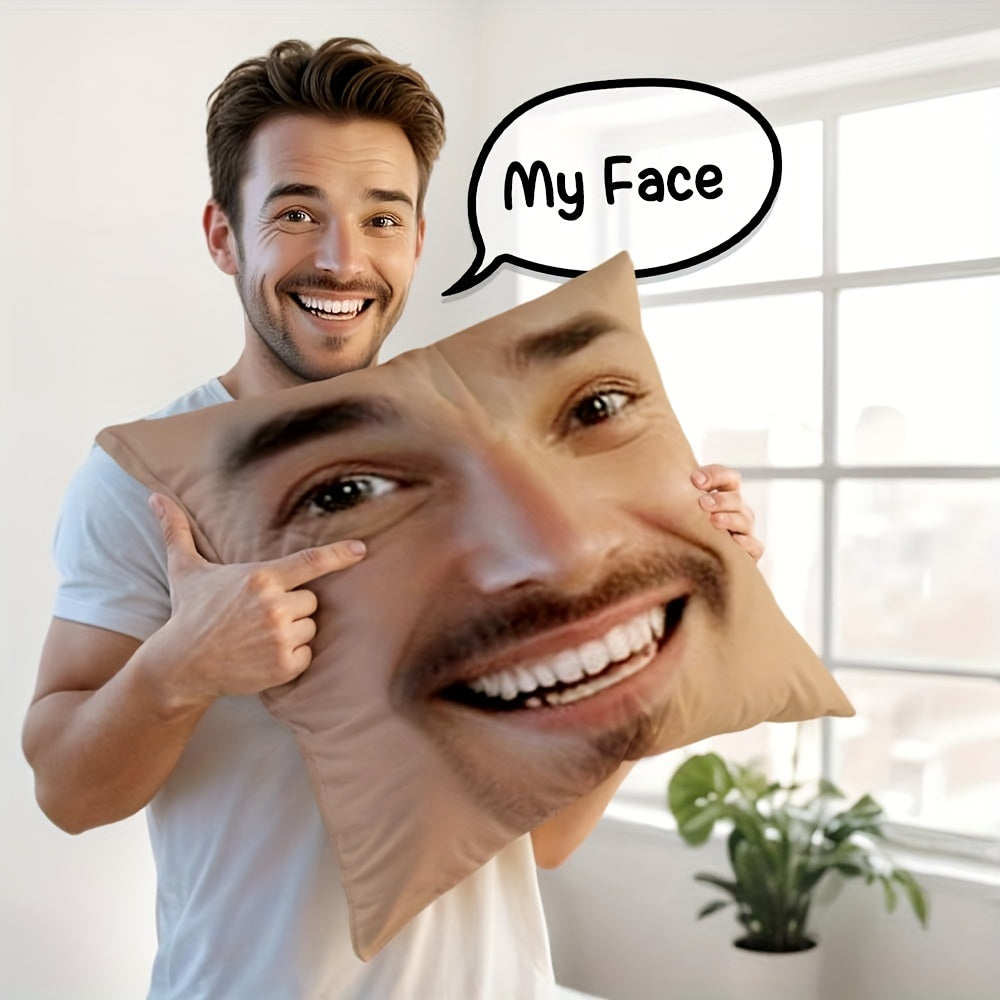 Multicolor Polyester Cushion Cover with Photo Printing for Sofa Bed Decor